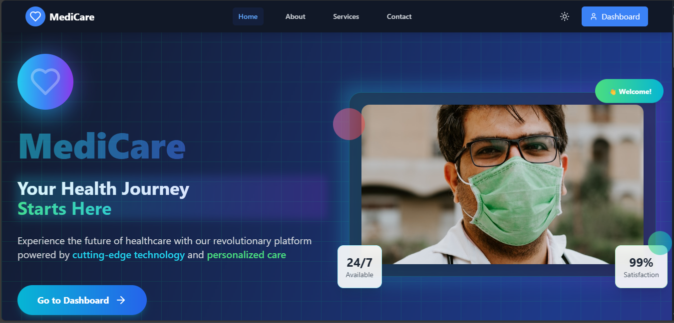 Medical Appointment System Interface